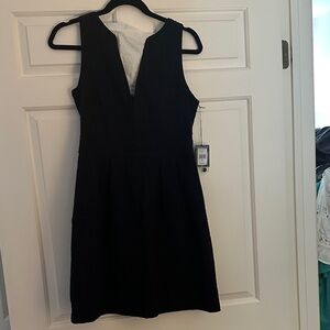Nanette Lepore Black Sleeveless Mini Dress